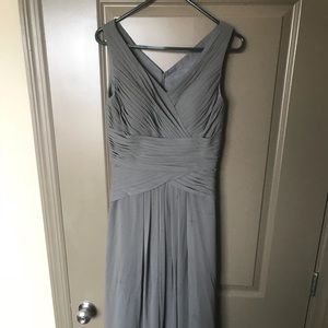 Grey Azazie Bridesmaid Dress